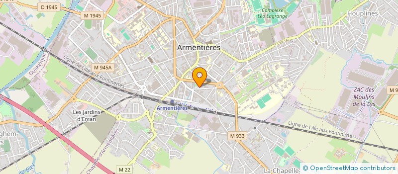 localisation de l'entreprise MONSIEUR MICKAEL DESPALIER  ARMENTIERES