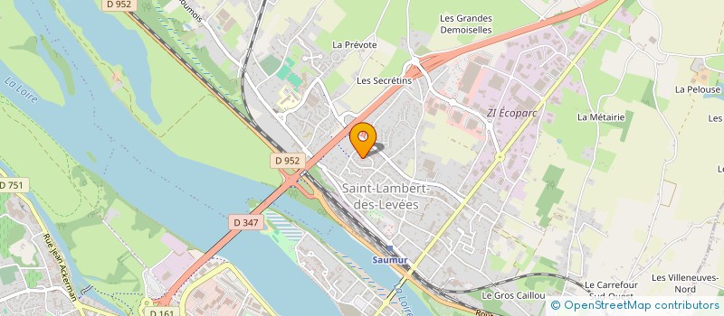 localisation de l'entreprise MONSIEUR MICKAEL DESPEIGNES  SAUMUR