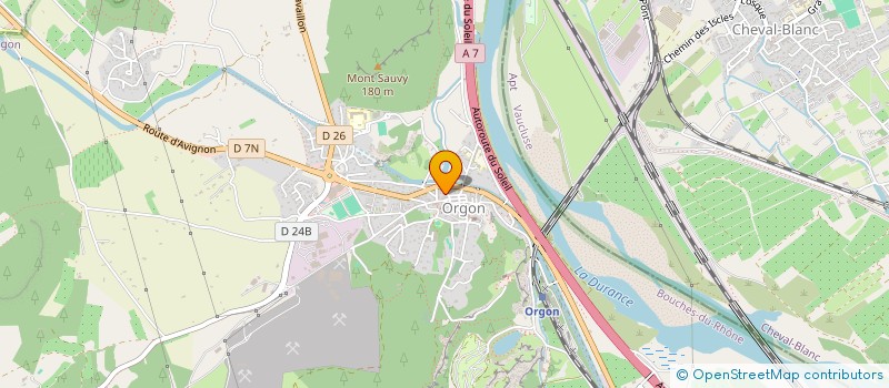 localisation de l'entreprise MONSIEUR MICKAEL DESPERT  ORGON