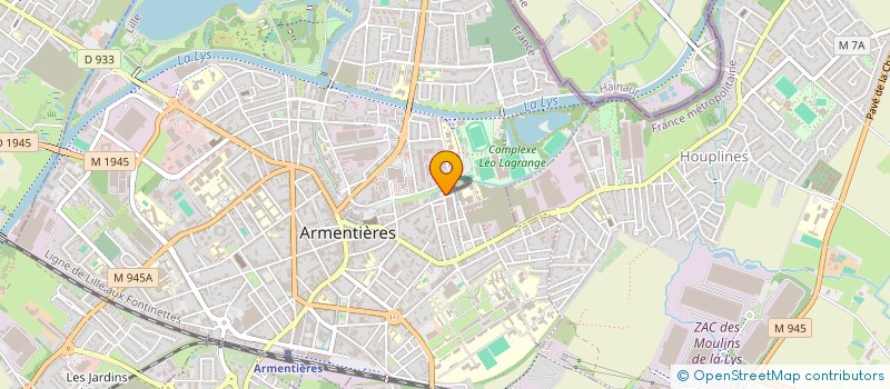 localisation de l'entreprise MONSIEUR MICKAEL DESSAINT à ARMENTIERES