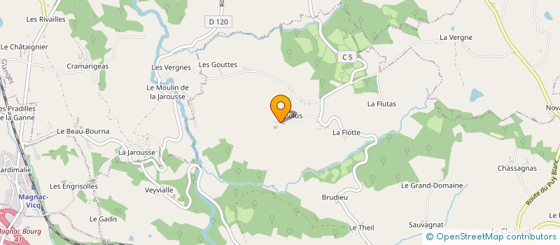 localisation de l'entreprise MONSIEUR MICKAEL DESTRE  SAINT-GERMAIN-LES-BELLES