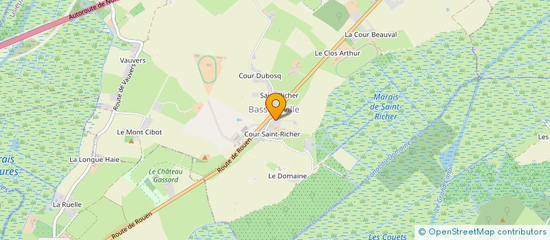 localisation de l'entreprise MONSIEUR MICKAEL DESVERGNE  BASSENEVILLE