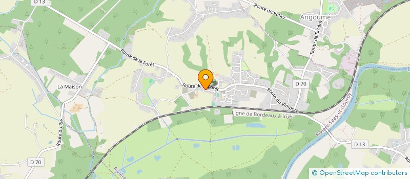 localisation de l'entreprise MONSIEUR MICKAEL DETRES  RIVIERE-SAAS-ET-GOURBY