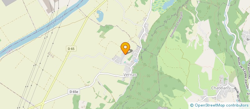 localisation de l'entreprise MONSIEUR MICKAEL DEUEZ  VERNAS