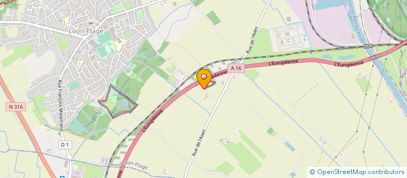 localisation de l'entreprise MONSIEUR MICKAEL DEVESTEL  LOON-PLAGE