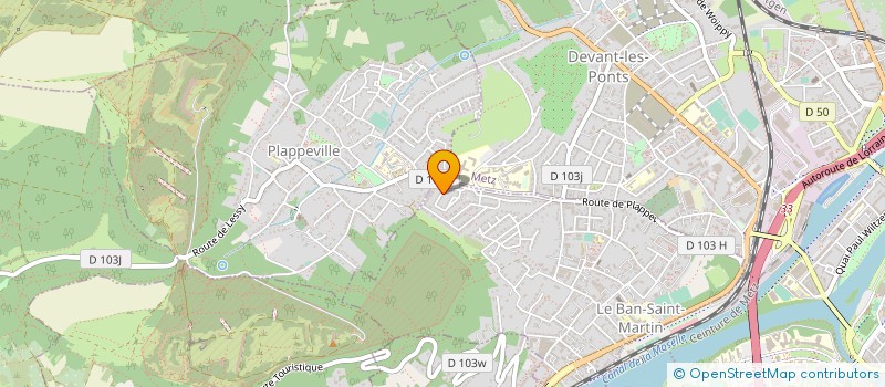 localisation de l'entreprise MONSIEUR MICKAEL DEVILLARD  MARLY