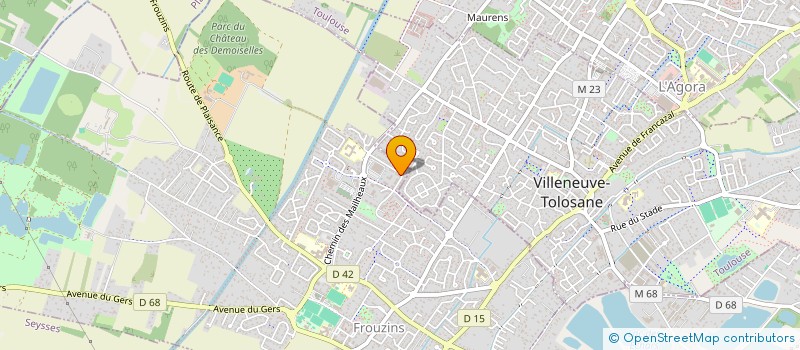 localisation de l'entreprise MONSIEUR MICKAEL DI MEGLIO  FROUZINS