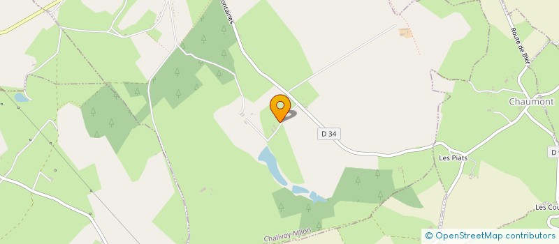 localisation de l'entreprise MONSIEUR MICKAEL DIEU  CHALIVOY-MILON