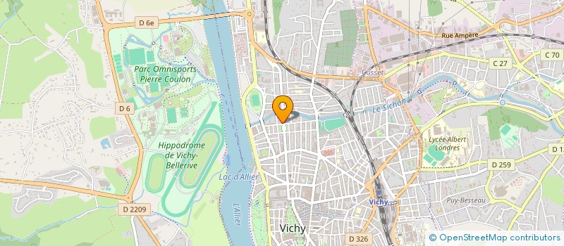 localisation de l'entreprise MONSIEUR MICKAEL DJIAN  VICHY