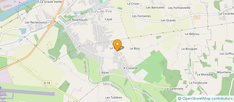 localisation de l'entreprise MONSIEUR MICKAEL DJOGHLAL  COURS-DE-PILE