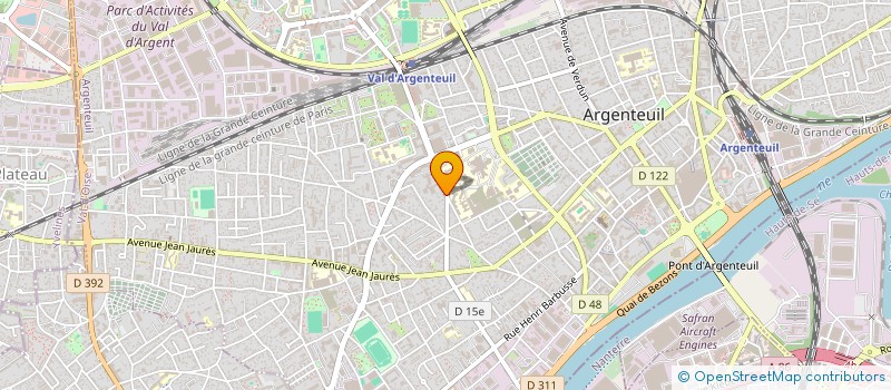 localisation de l'entreprise MONSIEUR MICKAEL DO NASCIMENTO  ARGENTEUIL