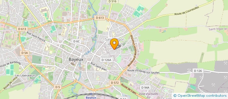 localisation de l'entreprise MONSIEUR MICKAEL DOGUET  SAINT-VIGOR-LE-GRAND