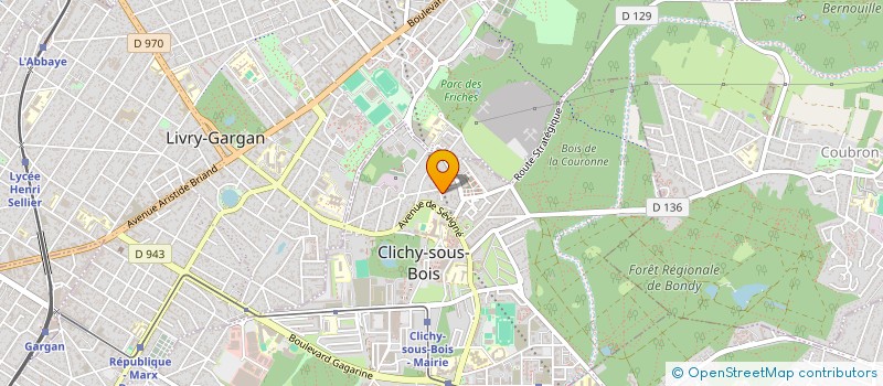 localisation de l'entreprise MONSIEUR MICKAEL DOMINGUES à CLICHY-SOUS-BOIS