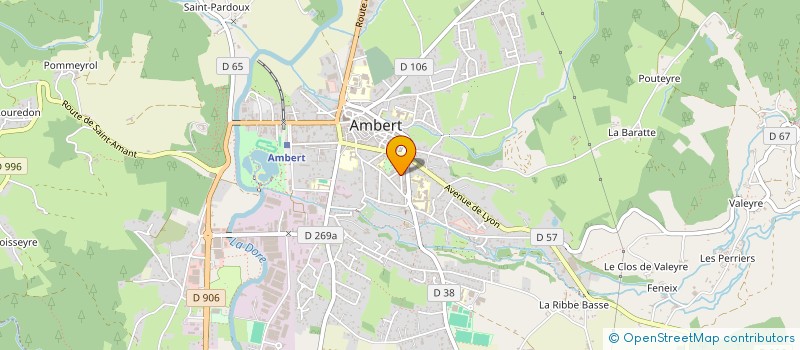 localisation de l'entreprise MONSIEUR MICKAEL DORKELD à AMBERT