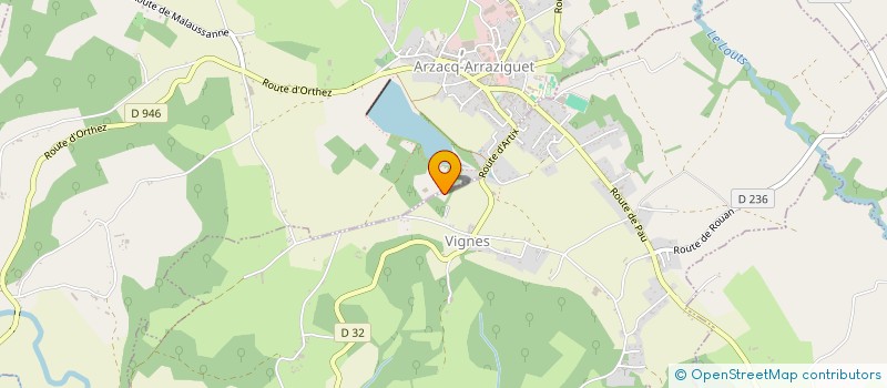 localisation de l'entreprise MONSIEUR MICKAEL DOS ANJOS  ARZACQ-ARRAZIGUET