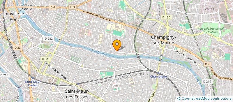 localisation de l'entreprise MONSIEUR MICKAEL DOSS à CHAMPIGNY-SUR-MARNE