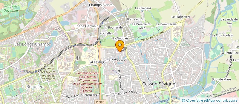 localisation de l'entreprise MONSIEUR MICKAEL DOUENAT à CESSON-SEVIGNE