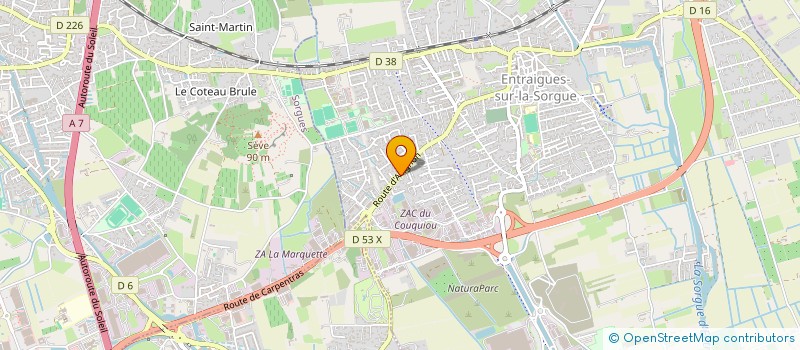 localisation de l'entreprise MONSIEUR MICKAEL DOUTRE  ENTRAIGUES-SUR-LA-SORGUE