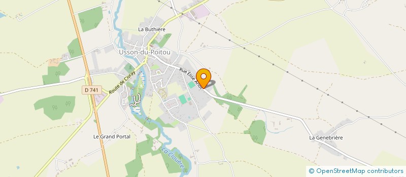 localisation de l'entreprise MONSIEUR MICKAEL DOUX à USSON-DU-POITOU