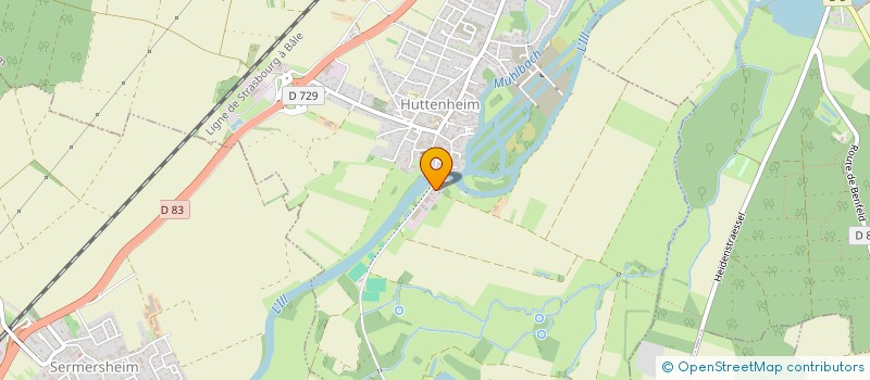 localisation de l'entreprise MONSIEUR MICKAEL DRAGIN  HUTTENHEIM