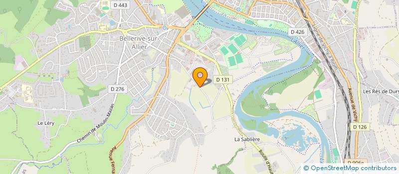 localisation de l'entreprise MONSIEUR MICKAEL DRAVERS à BELLERIVE-SUR-ALLIER