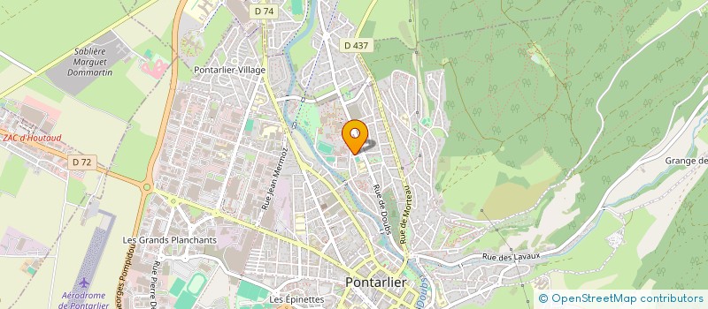 localisation de l'entreprise MONSIEUR MICKAEL DROMARD  PONTARLIER
