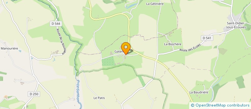 localisation de l'entreprise MONSIEUR MICKAEL DROUET à L'OREE-D'ECOUVES