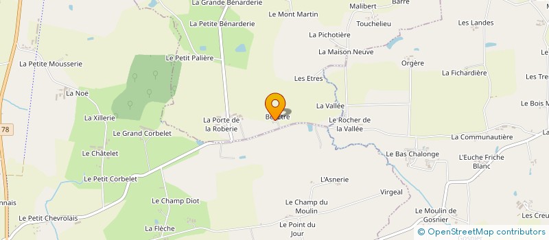 localisation de l'entreprise MONSIEUR MICKAEL DUBOIS  SAINT-GERMAIN-DU-PINEL