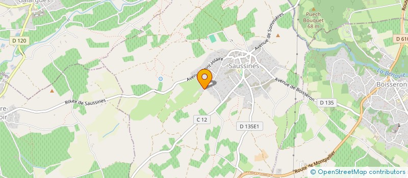 localisation de l'entreprise MONSIEUR MICKAEL DUBOIS  SAUSSINES