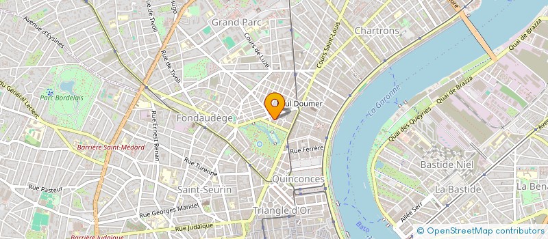 localisation de l'entreprise MONSIEUR MICKAEL DUBOS  BORDEAUX