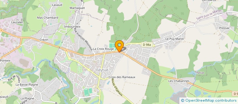 localisation de l'entreprise MONSIEUR MICKAEL DUBOST à FEYTIAT