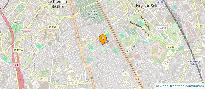 localisation de l'entreprise MONSIEUR MICKAEL DUBOURG à VITRY-SUR-SEINE