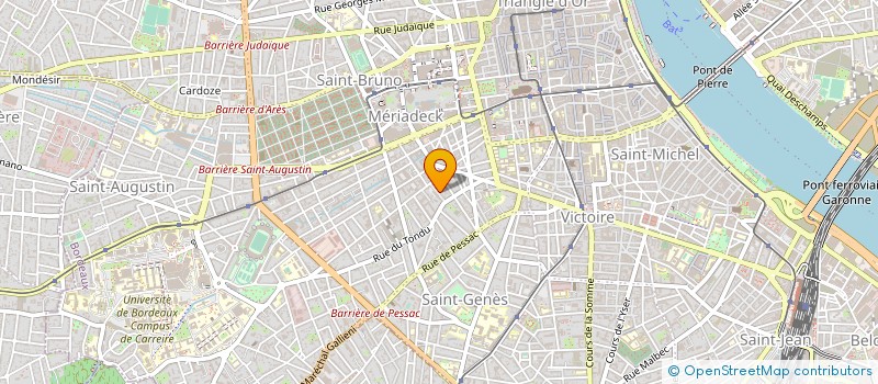 localisation de l'entreprise MONSIEUR MICKAEL DUCATEZ  BORDEAUX