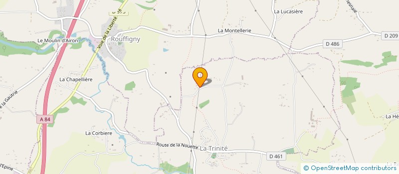 localisation de l'entreprise MONSIEUR MICKAEL DUFOUR  SAINT-MARTIN-LE-BOUILLANT