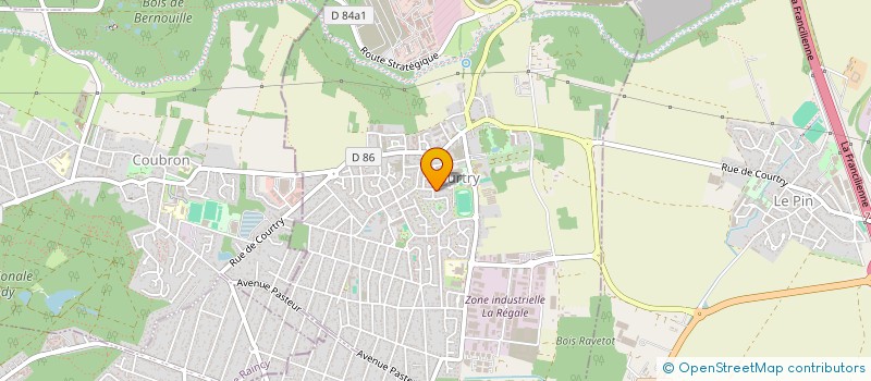 localisation de l'entreprise MONSIEUR MICKAEL DUFOUR  COURTRY