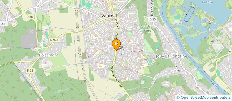 localisation de l'entreprise MONSIEUR MICKAEL DULAC  VAUREAL