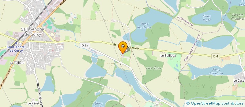 localisation de l'entreprise MONSIEUR MICKAEL DUMONT  SAINT-ANDRE-DE-CORCY