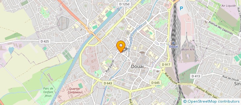 localisation de l'entreprise MONSIEUR MICKAEL DUNAND à DOUAI