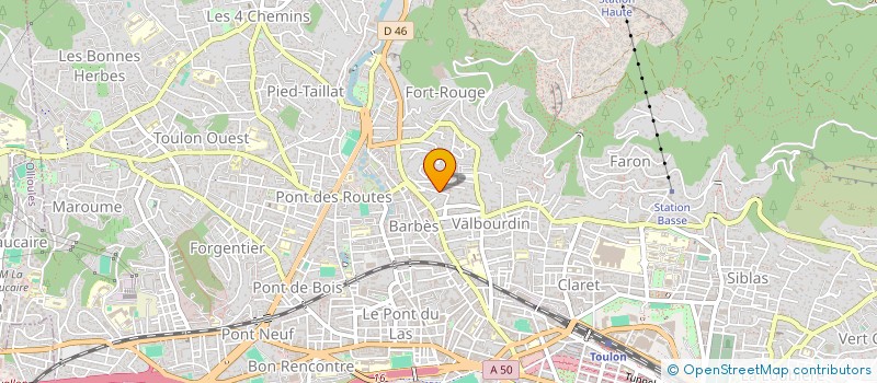 localisation de l'entreprise MONSIEUR MICKAEL DUPONT  TOULON