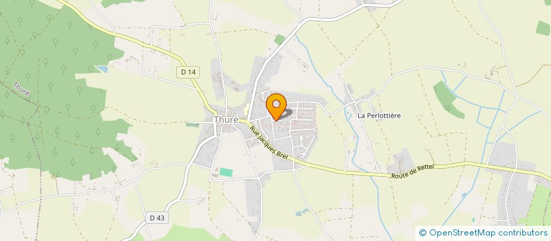 localisation de l'entreprise MONSIEUR MICKAEL DUPRAT  CHATELLERAULT