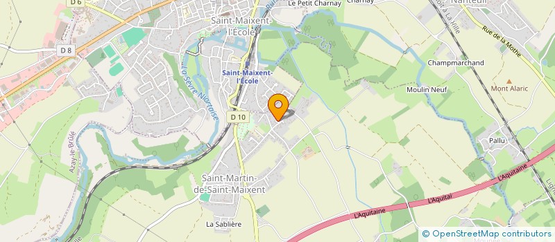 localisation de l'entreprise MONSIEUR MICKAEL DUPUIS à SAIVRES