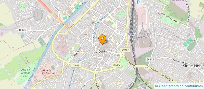localisation de l'entreprise MONSIEUR MICKAEL DUPUIS à DOUAI
