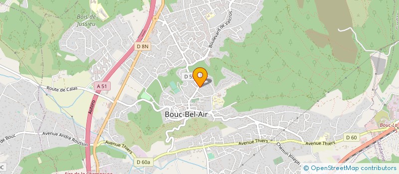 localisation de l'entreprise MONSIEUR MICKAEL DUQUENNE à BOUC-BEL-AIR