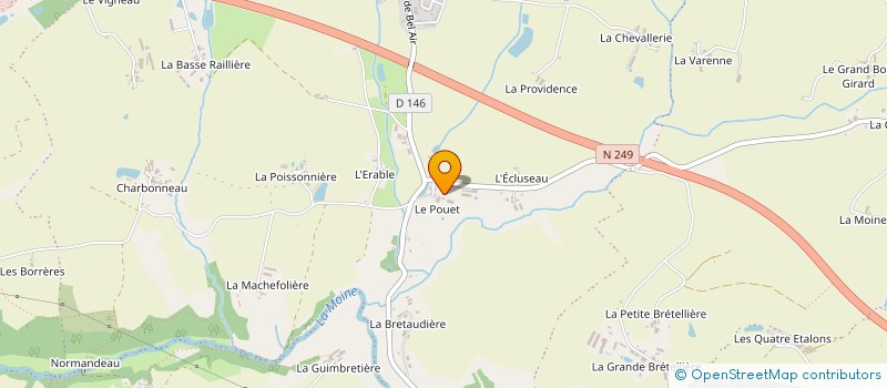 localisation de l'entreprise MONSIEUR MICKAEL DURAND  SEVREMOINE