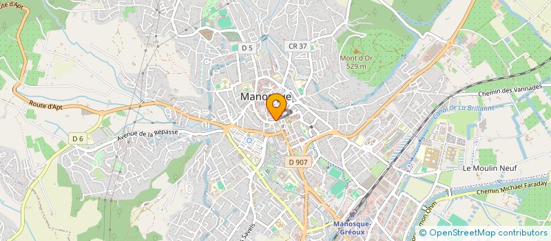 localisation de l'entreprise MONSIEUR MICKAEL DURAND  MANOSQUE