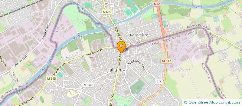 localisation de l'entreprise MONSIEUR MICKAEL DUROT à HALLUIN