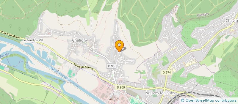 localisation de l'entreprise MONSIEUR MICKAEL DURVILLE  CHALIGNY