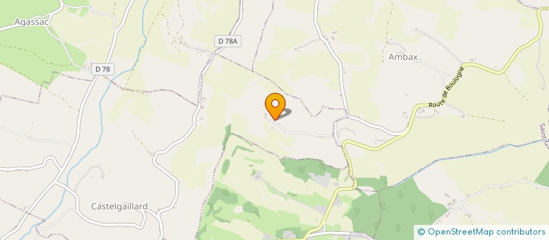 localisation de l'entreprise MONSIEUR MICKAEL DUTRAIN  CASTELGAILLARD