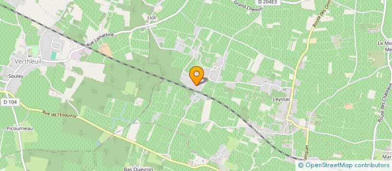 localisation de l'entreprise MONSIEUR MICKAEL DUTRAIT  SAINT-ESTEPHE