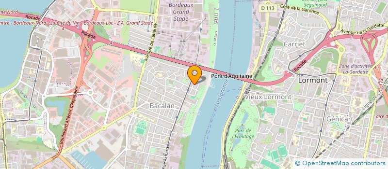 localisation de l'entreprise MONSIEUR MICKAEL DUTRAIT  BORDEAUX